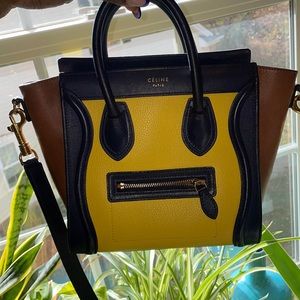 Celine Nano luggage multi-color